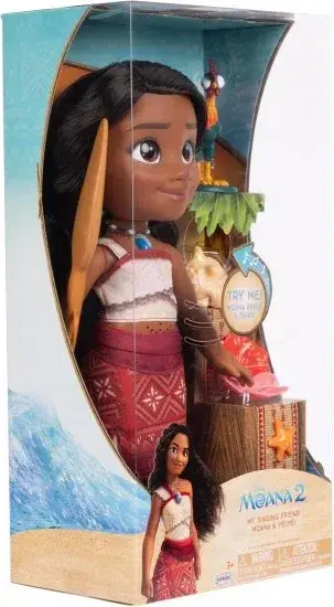 ערכת משחק נסיכות דיסני 38 ס''מ My Singing Friend מבית Jakks Pacific - מואנה והייהיי 3