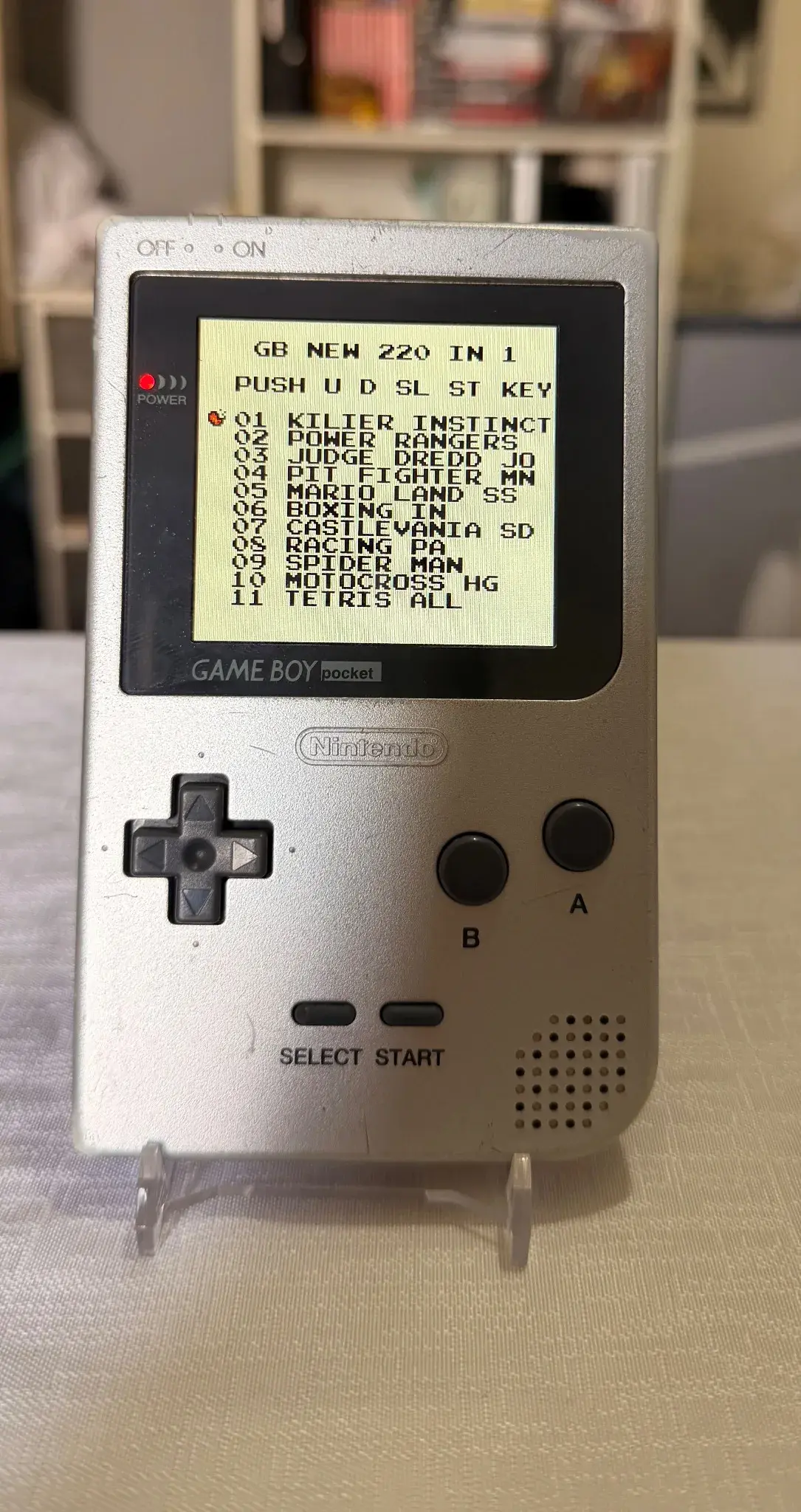נינטנדו Game Boy Pocket כסוף – IPs screen  2