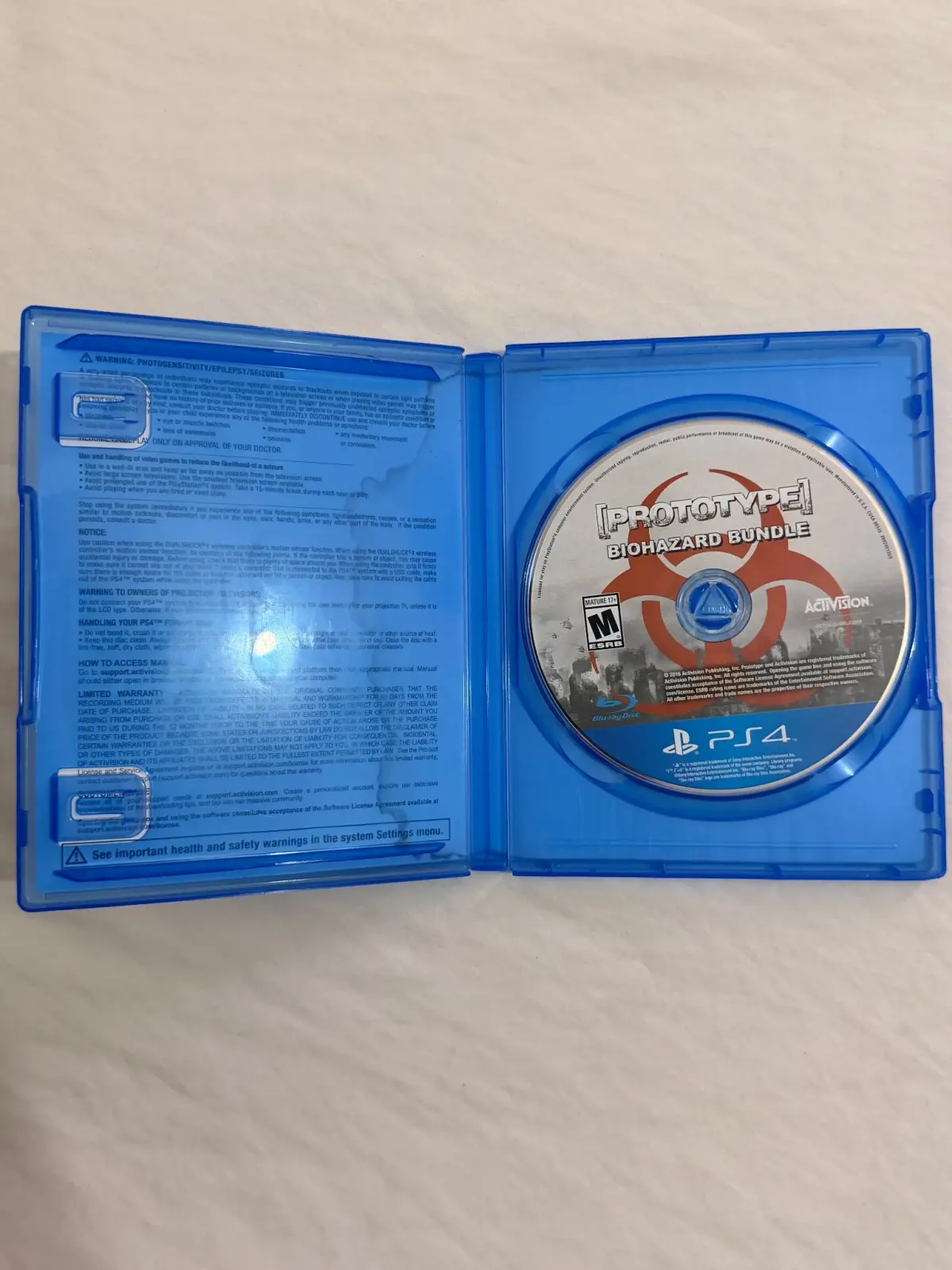 Prototype: Biohazard Bundle – PS4 | משחק מקורי ונדיר עם קופסה 2