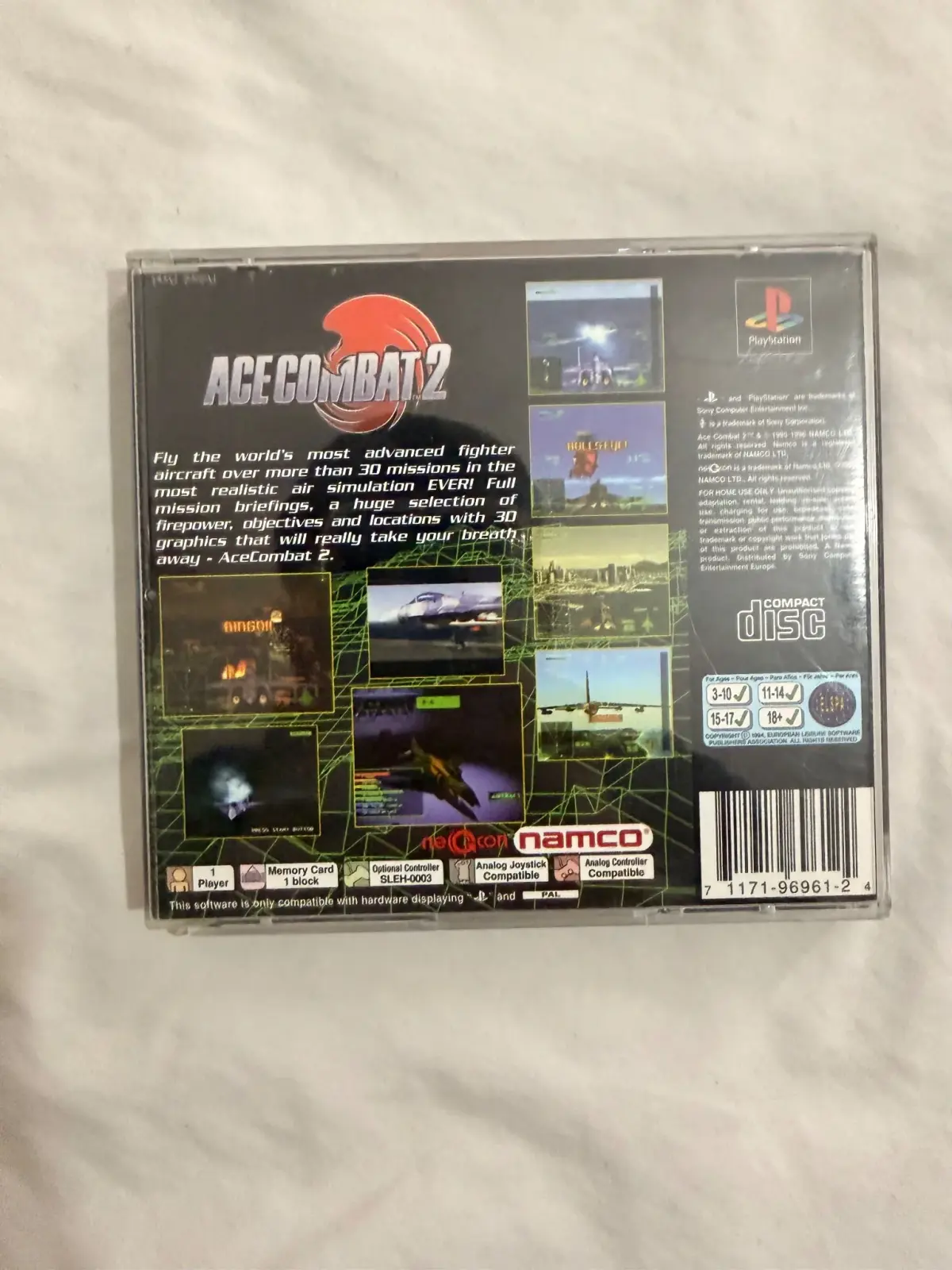 Ace Combat 2 – PlayStation 1 (PS1) – PAL 2