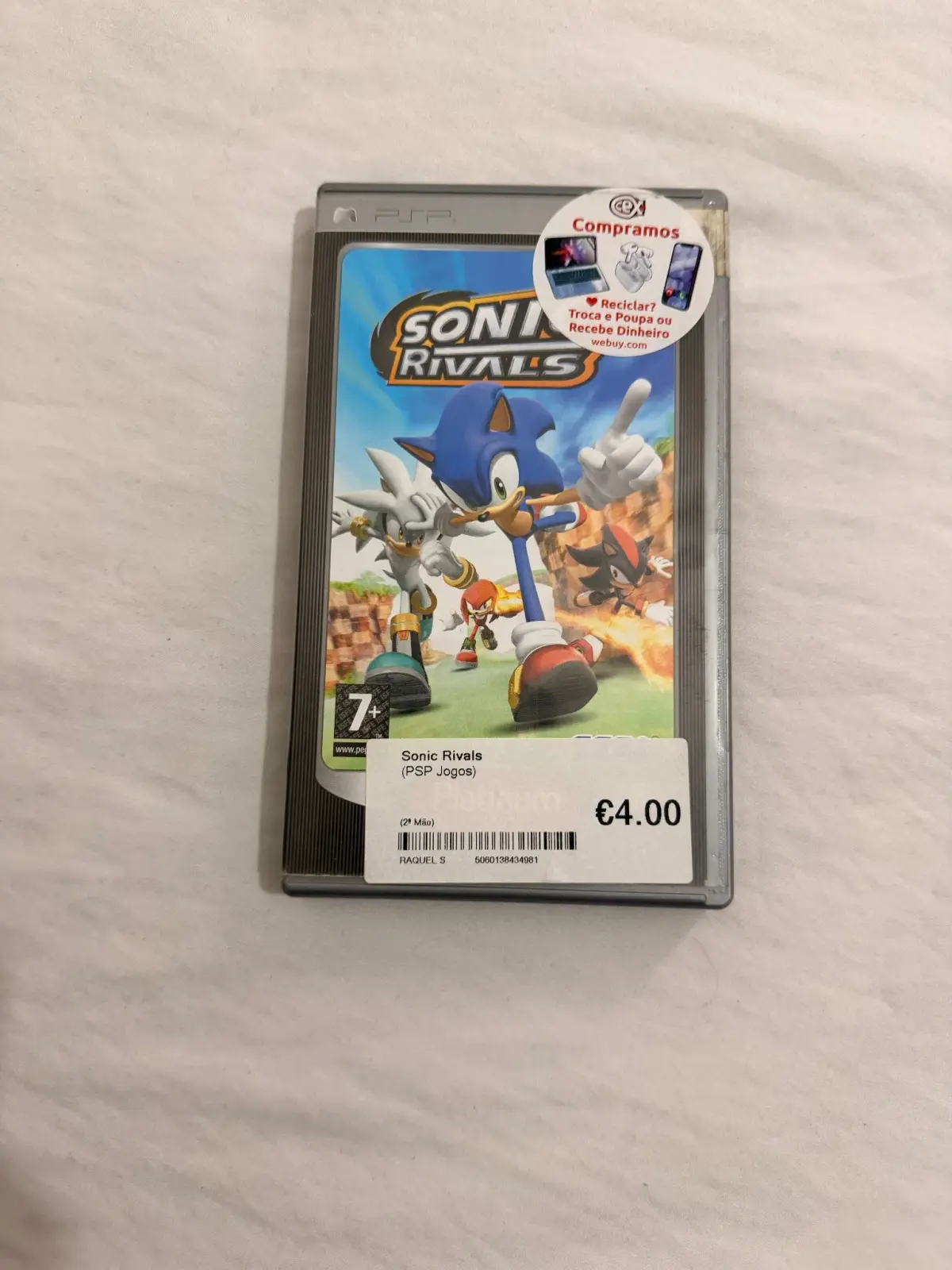 Sonic Rivals – Sony PSP – גרסה אירופאית PAL