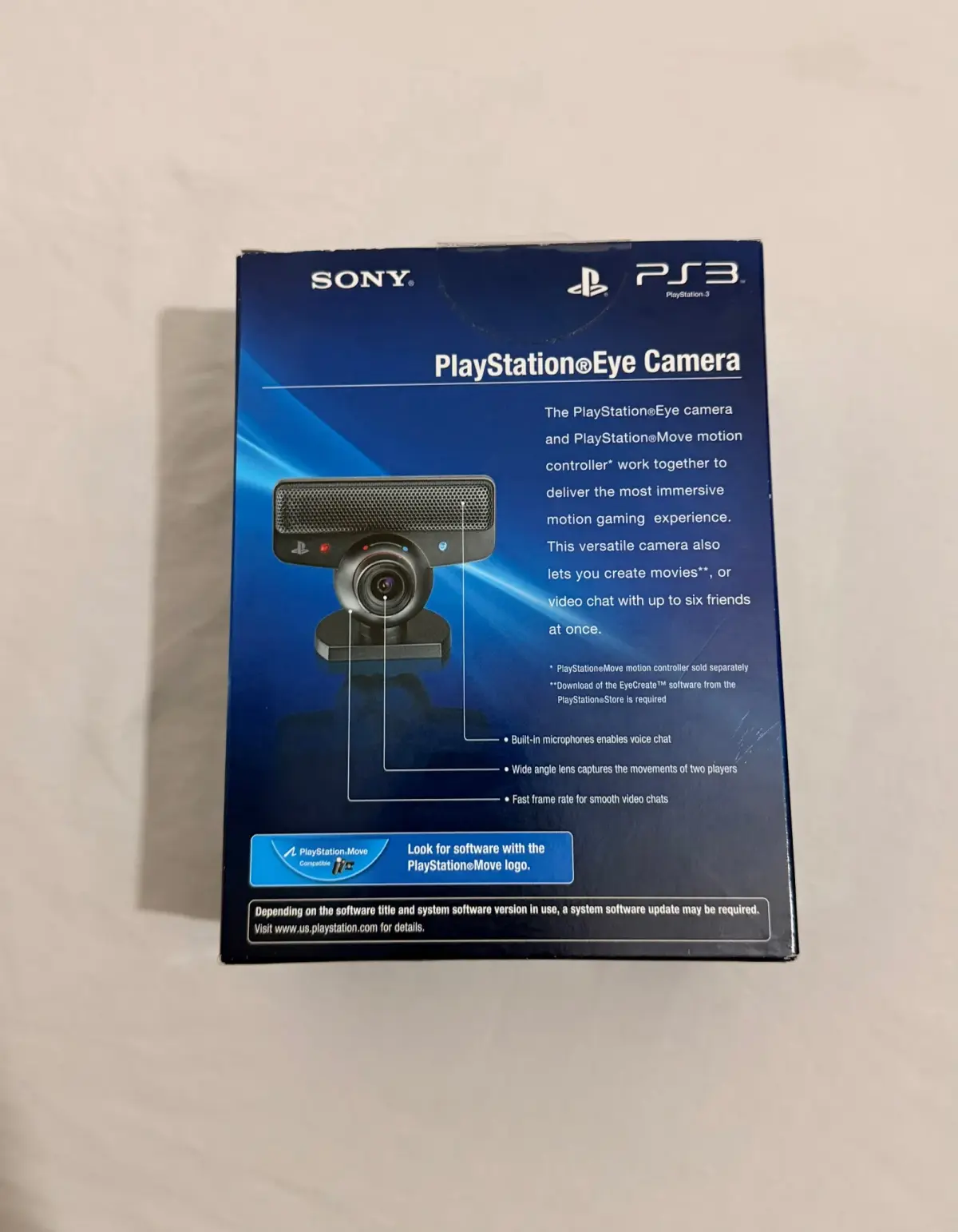 Sony PlayStation Eye Camera מקורי ל-PS3 – חדש באריזה 2