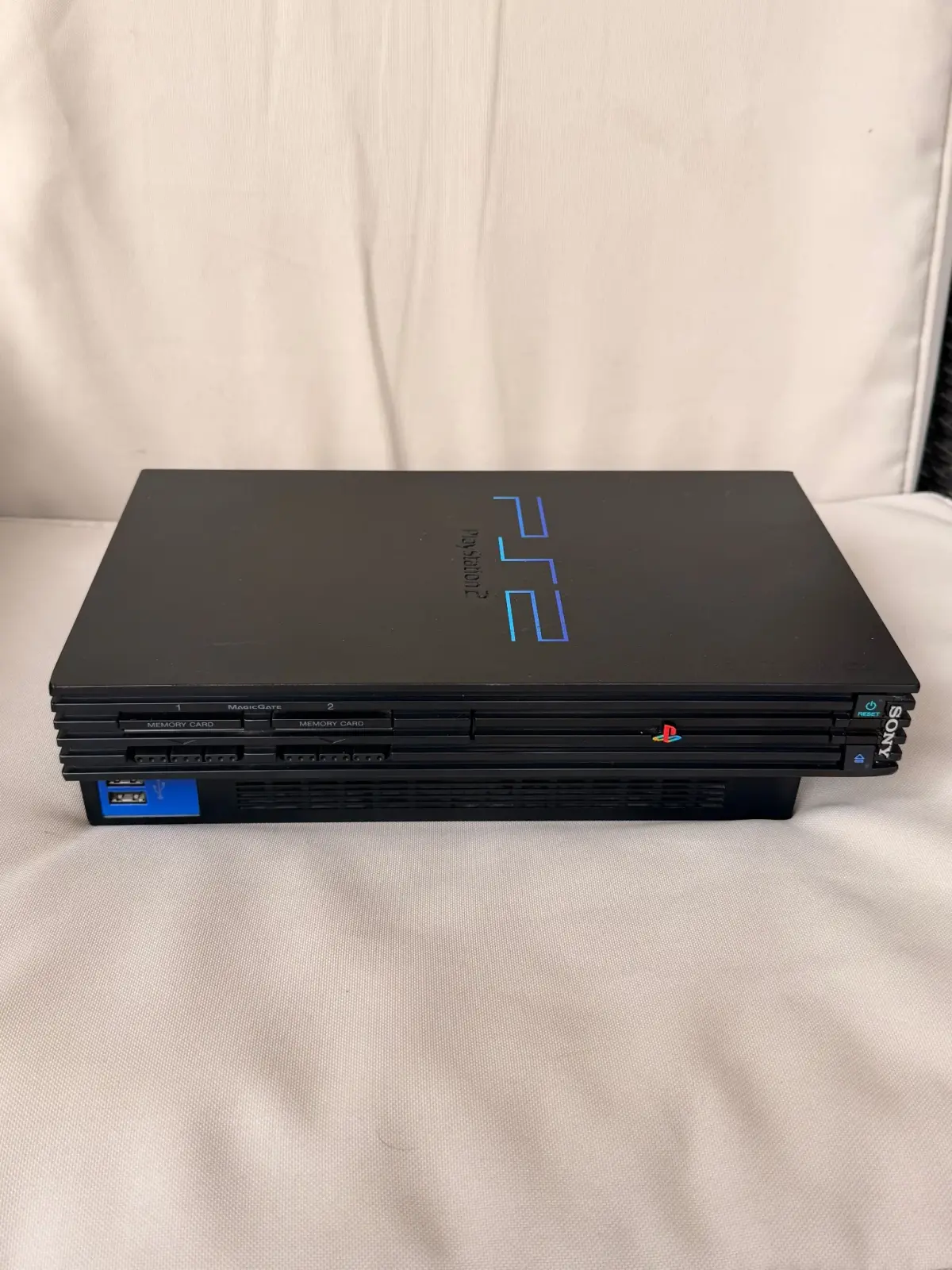 Sony PlayStation 2 Fat SCPH-50004 פרוץ – קורא צרובים, שלט וכרטיס זיכרון