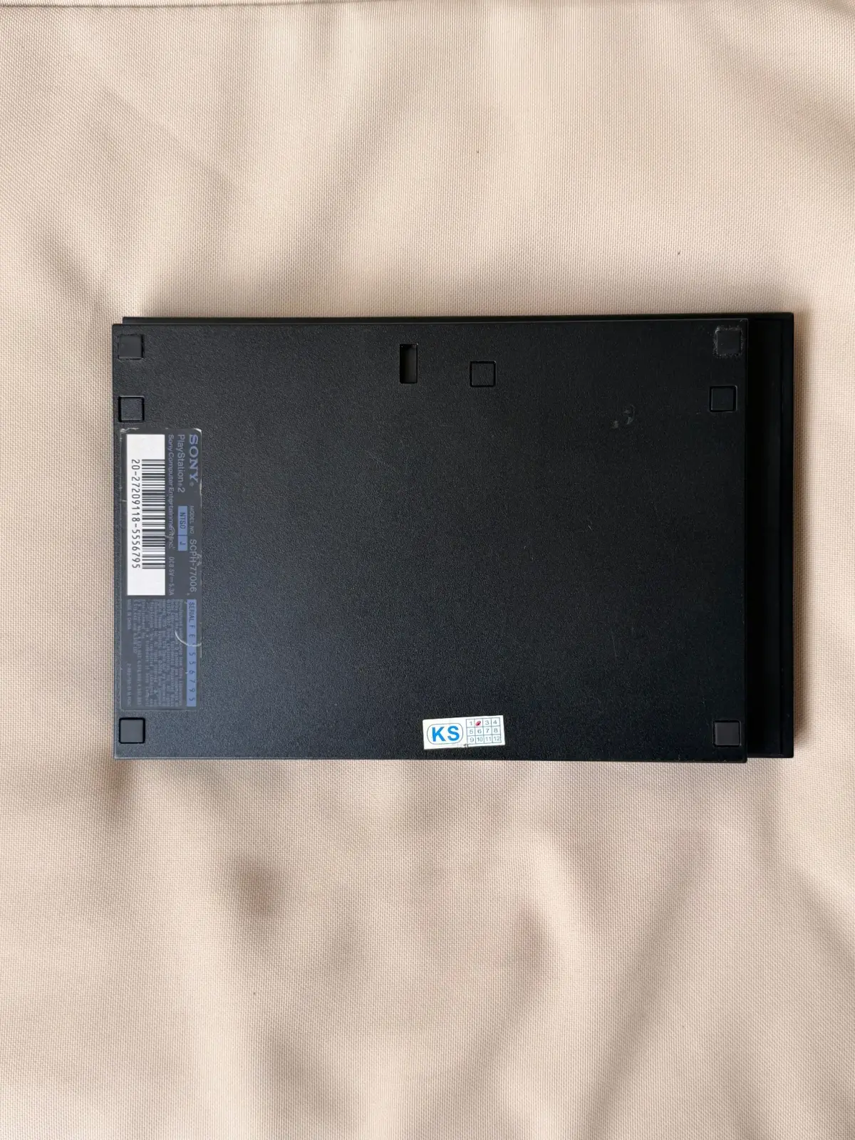 Sony PlayStation 2 Slim SCPH-77006 – קונסולת רטרו שחורה 4