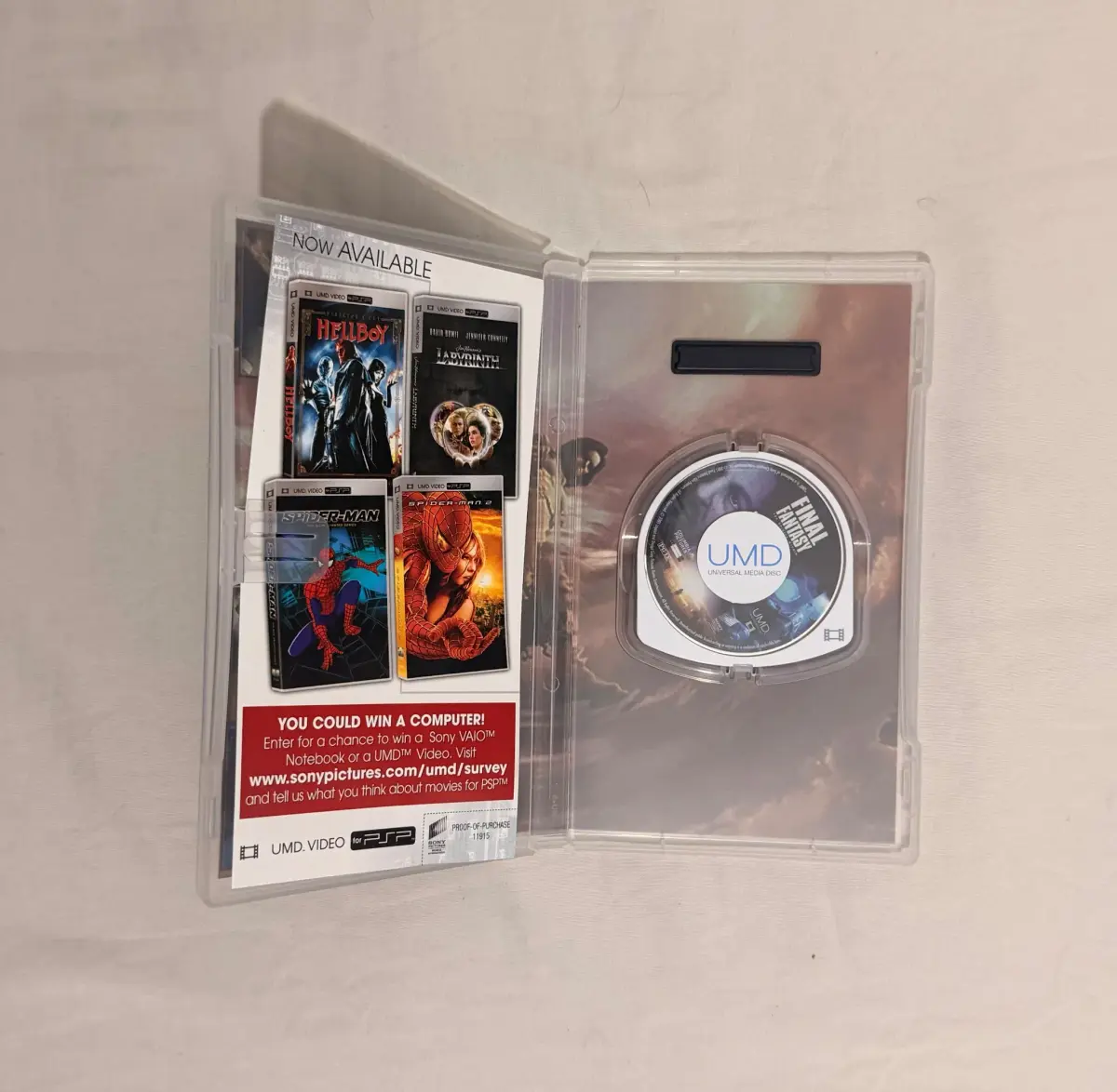 Final Fantasy: The Spirits Within – UMD Video ל־PSP 2