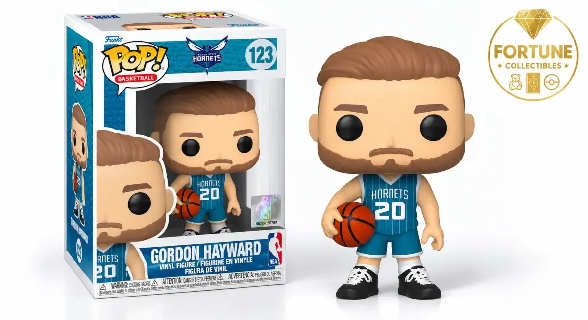 בובת פאנקו פופ Gordon Hayward – שארלוט הורנטס (NBA #123)
