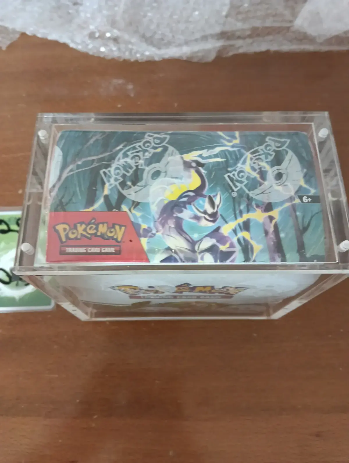 scarlet and violet booster box sealed + אקריל 2