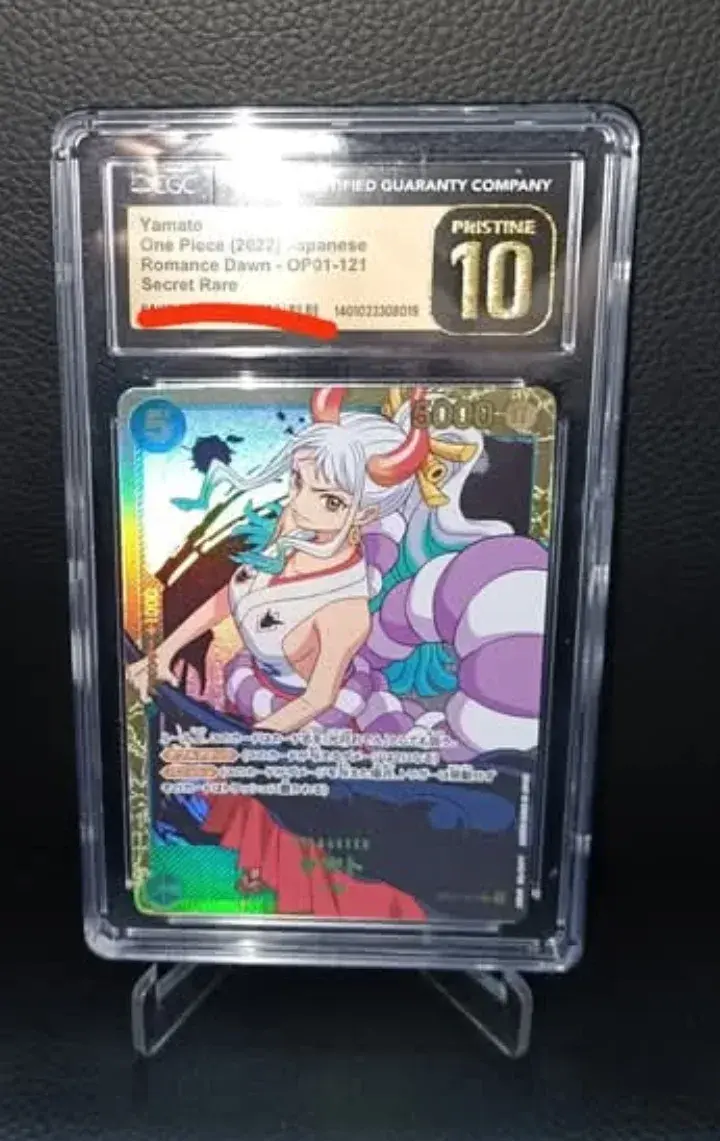 2022 One Piece Japanese Romance Dawn Yamato OP01-121 CGC 10 PRISTINE 